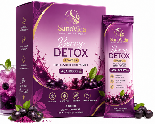 Polvo Detox de Frutos Rojos SanoVida