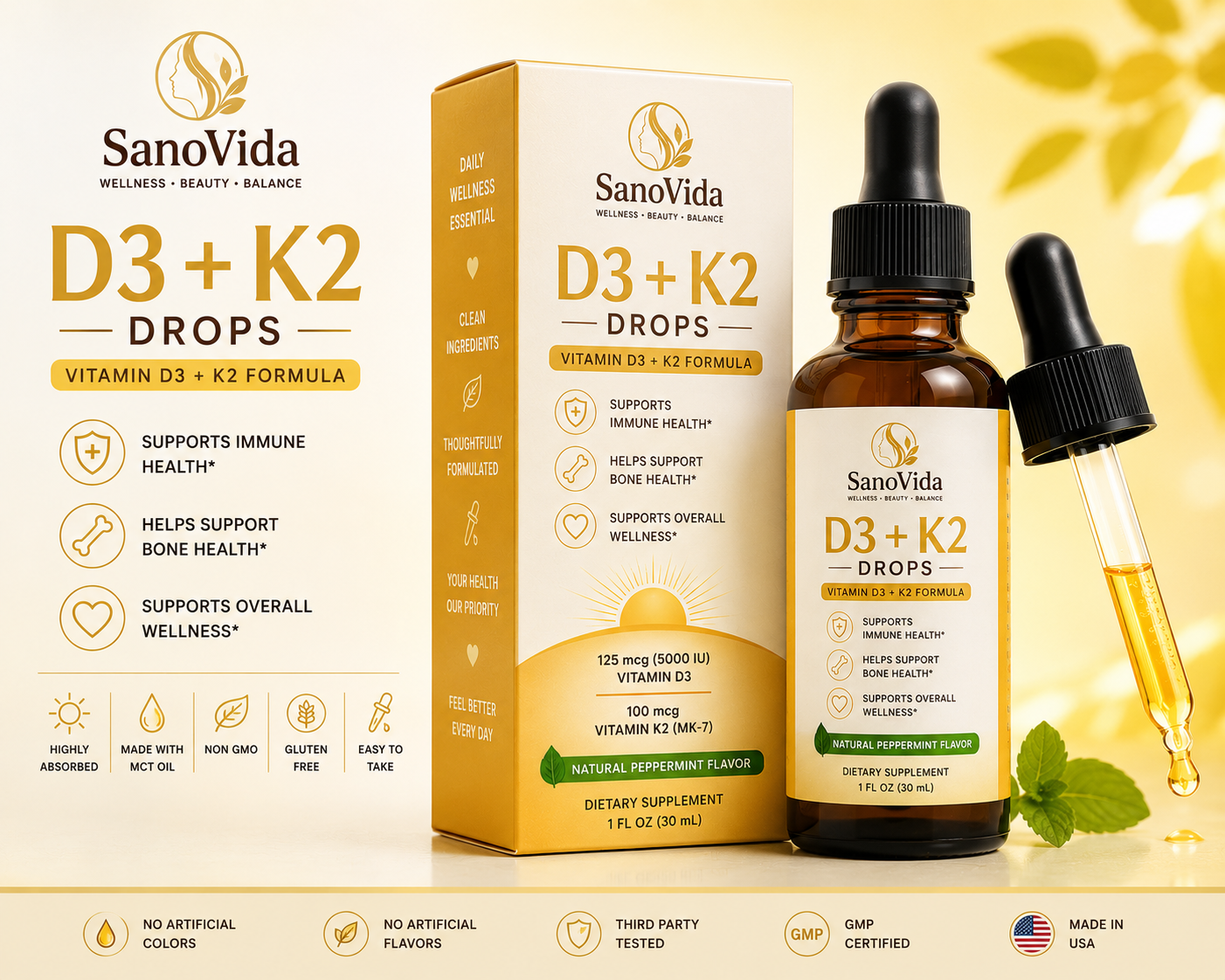 D3 + K2 Drops
