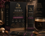 Café de champiñones Hero