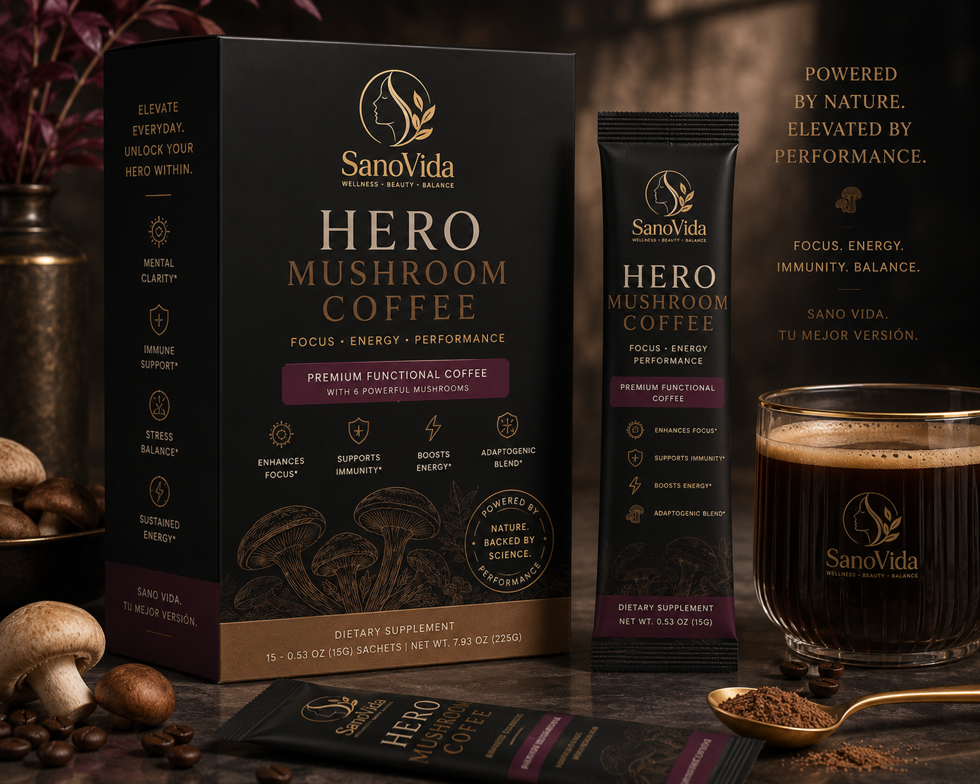 Hero Mushroom Coffee