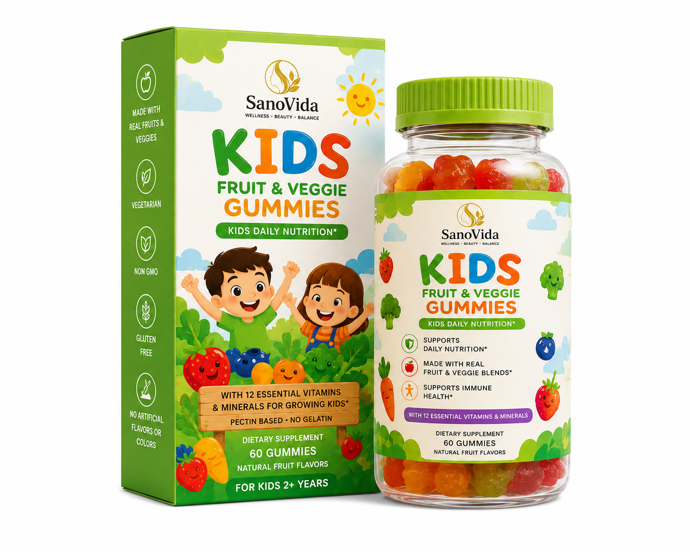 Kids Fruit & Veggie Gummies