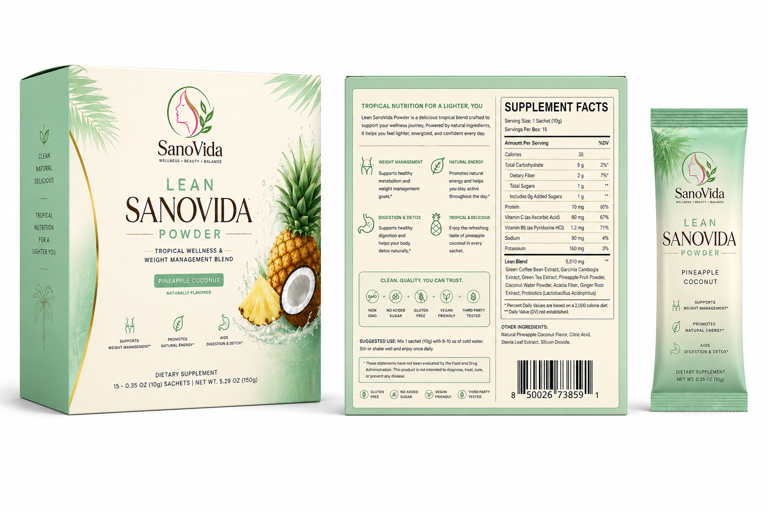 Polvo Lean SanoVida