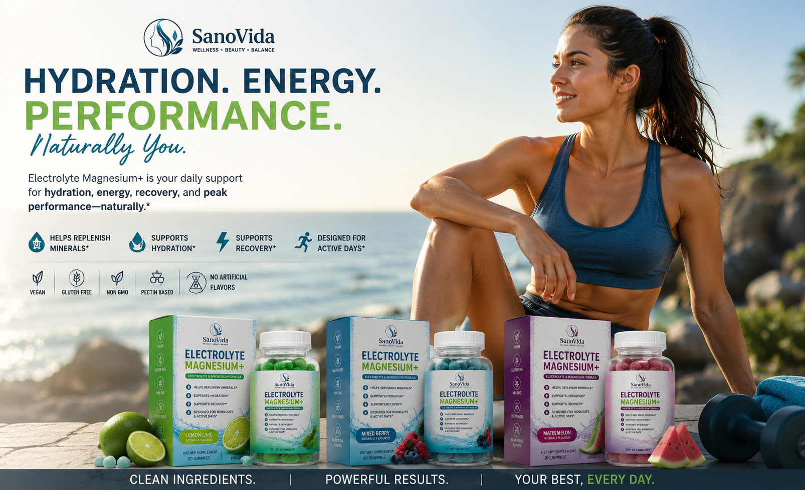 Electrolitos Magnesio+ SanoVida